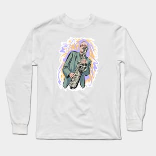 Michael Brecker - An illustration by Paul Cemmick Long Sleeve T-Shirt